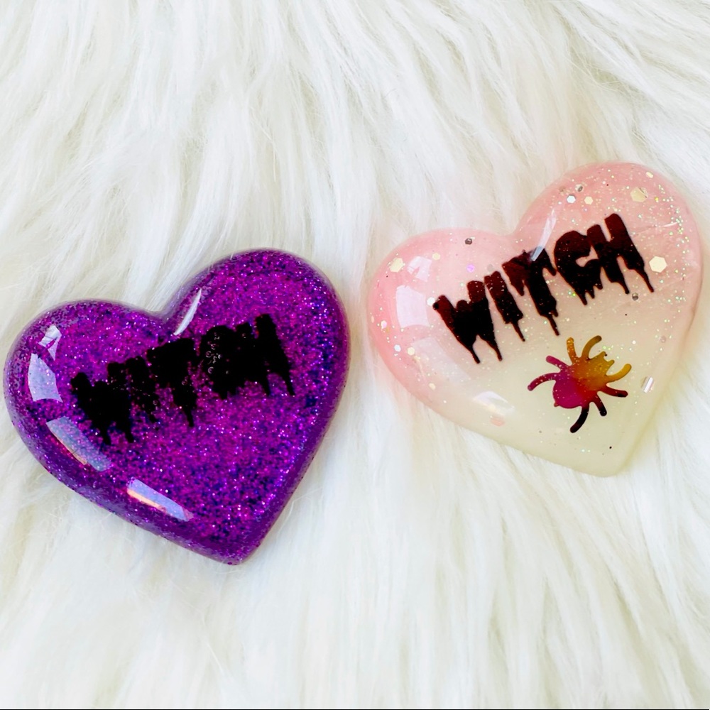 💜 Witch Resin Hair Clip 💜